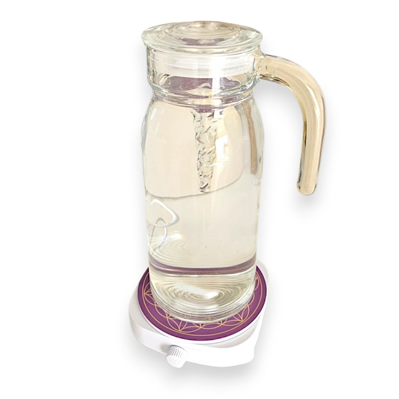 Jarra Vortex Dynamizante con tecnología de flor de vida, dinamizador de agua de Vortex, ideal para ósmosis inversa y filtros de carbón