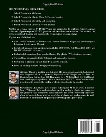 JEE Physics: Solved Problems in Electricity and Magnetism
