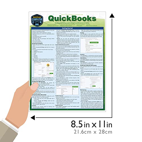 Quickbooks: a QuickStudy Laminated Reference Guide (Quickstudy Reference Guide) Pamphlet – May 1, 2019 - Image 5