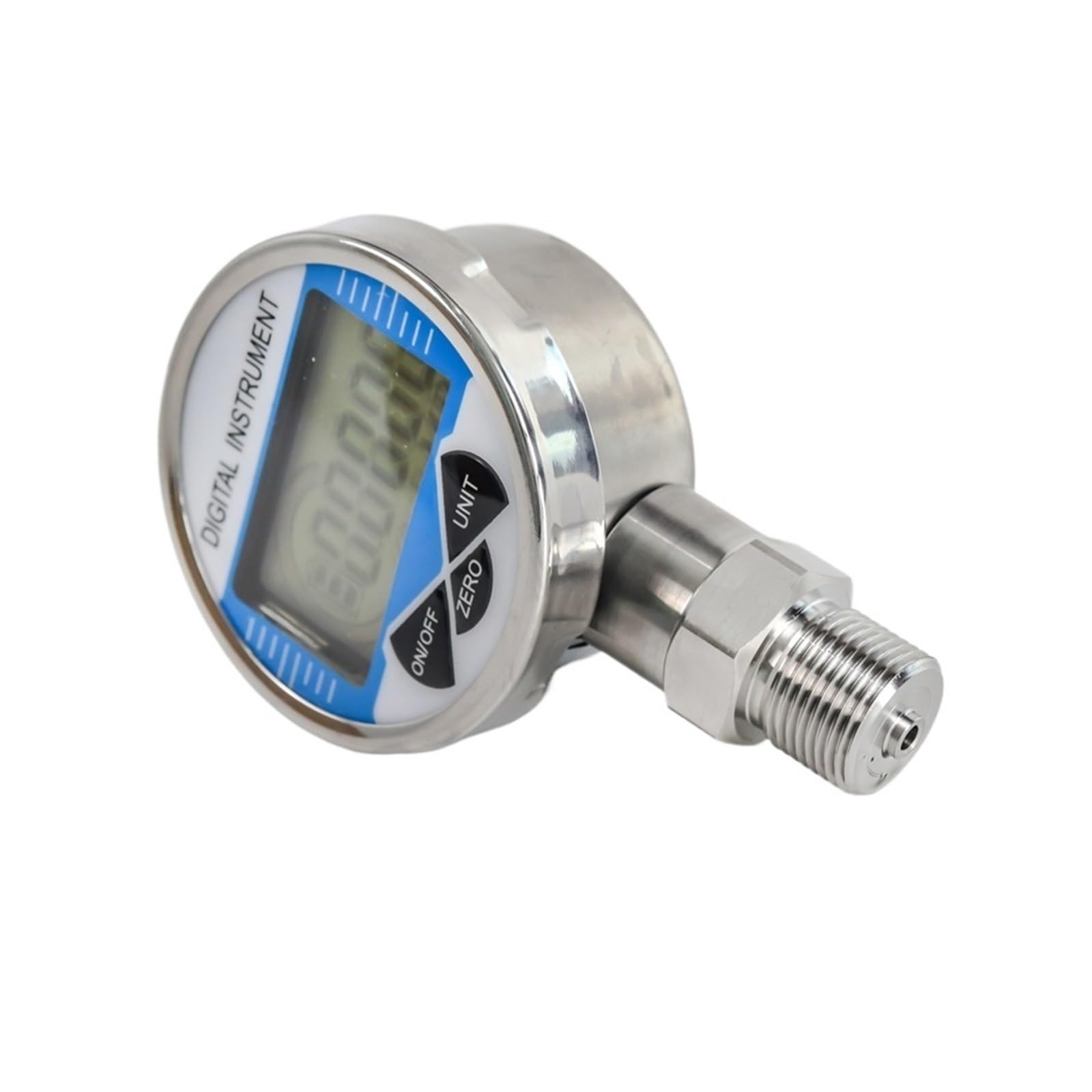 Manómetro, Medidor de presión batería, barómetro electrónico Digital intelinte acero inoxidable, medidor aceite y agua, pantalla 60MPA(60mm,0-10Bar)
