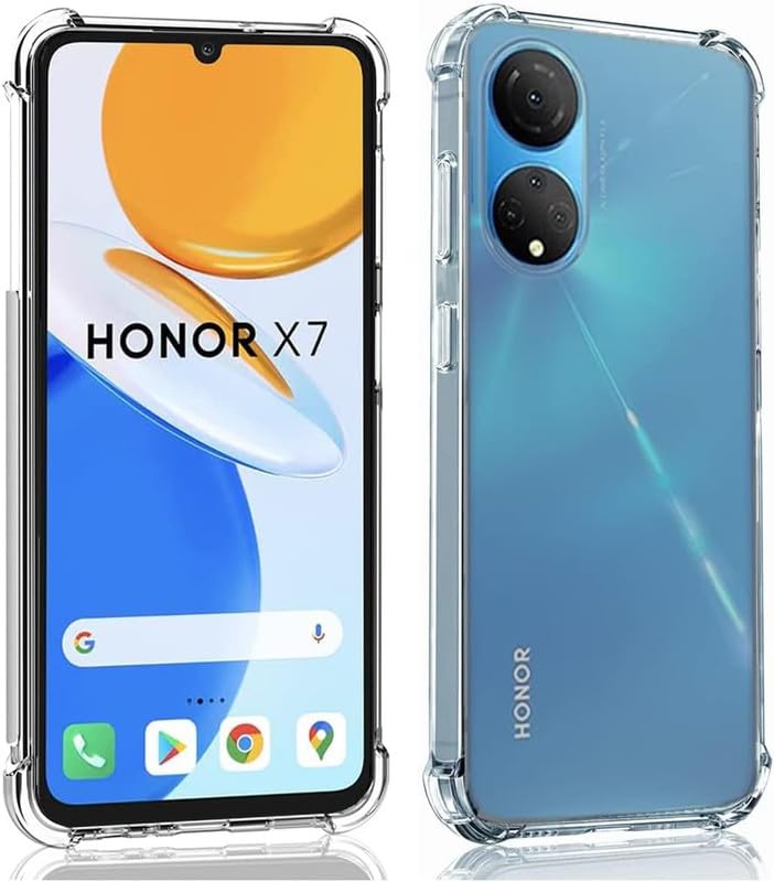 ConnectPoint Rubber Shockproof Edge to Edge Camera Protection Bumper Transparent Back Cover for Honor X7 6.74" (B0DBHY6FQ5) Amazon Price History, Amazon Price Tracker