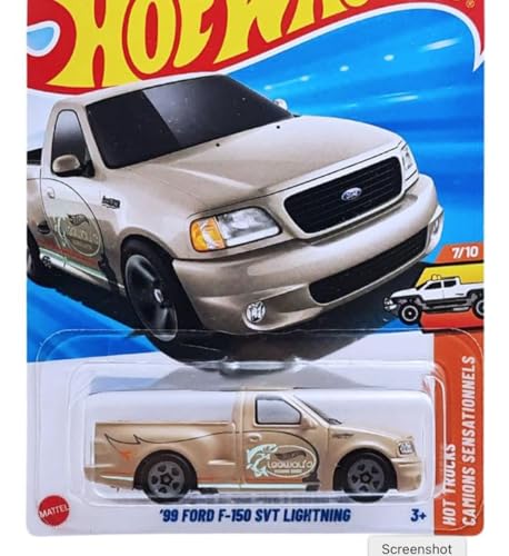 Image of hw Die-Cast 1:64 for Ages 3 and up ('99 Ford F-150 SVT Lightning | Hot Trucks)