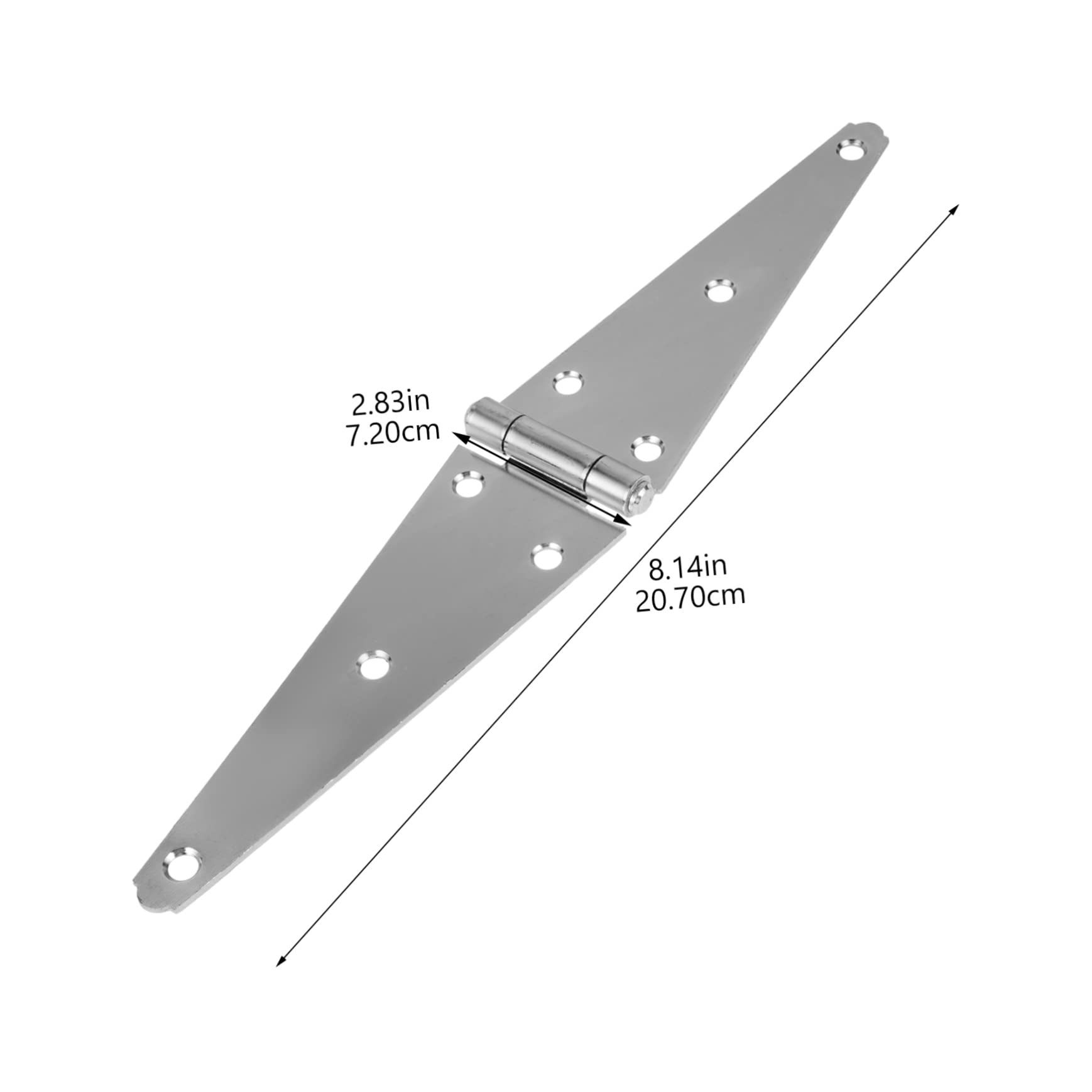 2 Pezzi Cerniere a Cinghia Per Cancelli in Legno 200 Mm Kit Cerniera Pesante Per Porte Da Fienile e Capannoni Chiusura Automatica e Manutenzione Semplice