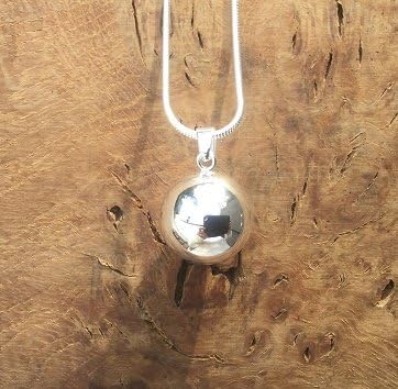 Silver Simple Ball l Harmony Ball Necklace Kit l 'Mexican Bola' l A Lovely Pregnancy Gift