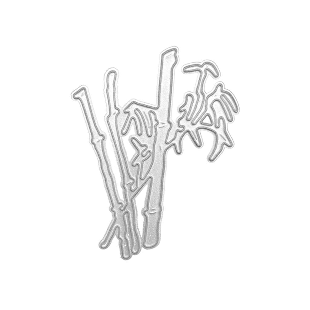 GoodLuvk28 Scrapbooking Die Cuts Pour Noël, Fenêtre Pot De Fleur Découpe Die Scrapbooking Gaufrage Papier Artisanat Pochoir Moule, Drôle De Fabrication De Cartes Bricolage Pour Les Enfants Argent