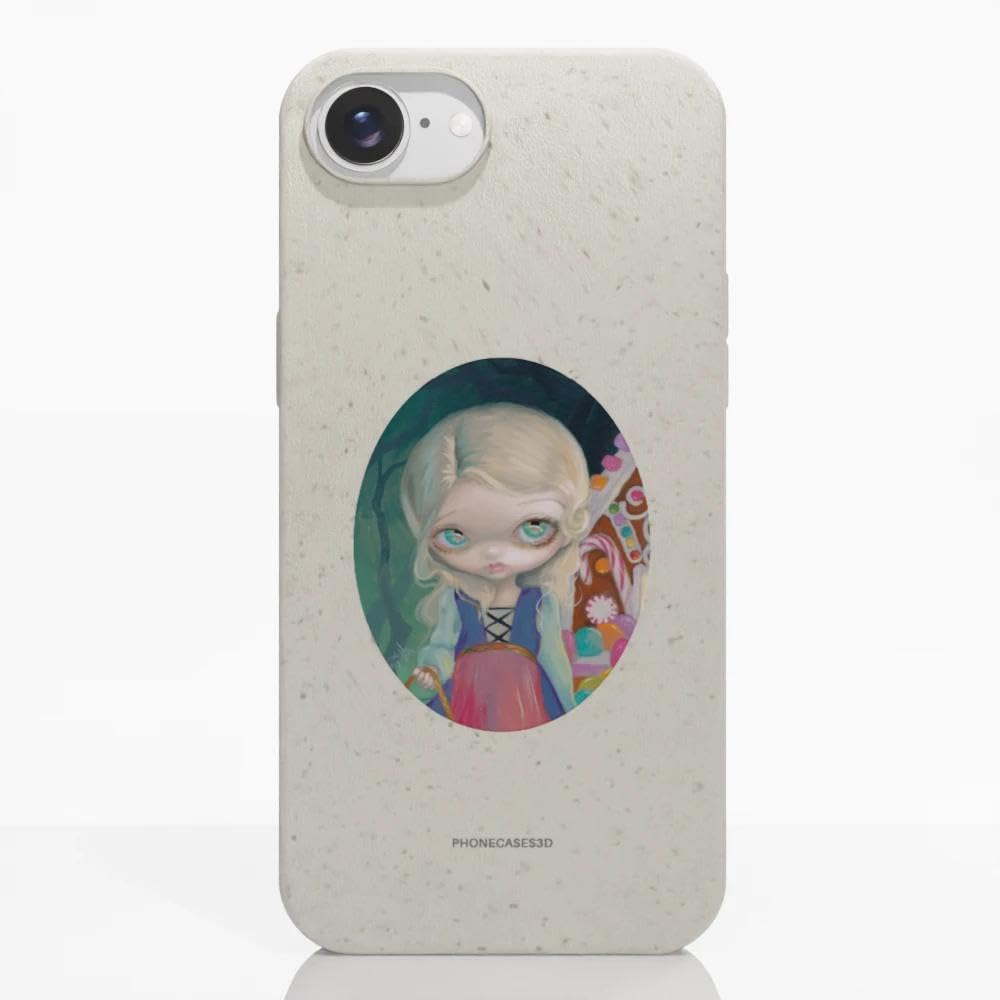 Funda iPhone 16e Apple carcasa compostable blanca diseño ergonómico resistente Gretel 6