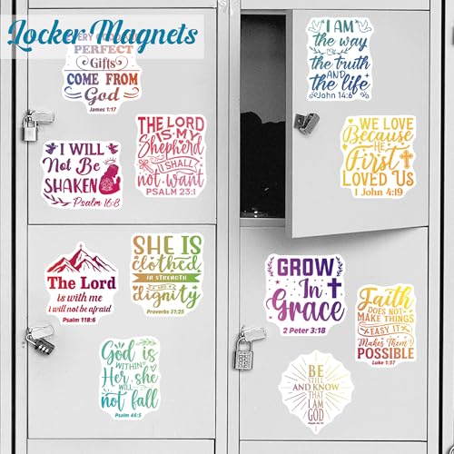 24 imanes decorativos cristianos motivacionales para nevera miniatura 4