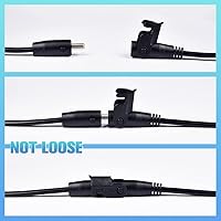 Vista 3 de Sopito Cable de extensión de 6.6 pies (6.6 ft) para silla elevadora o reclinable eléctrico, cable de fuente de alimentación de repuesto para Okin