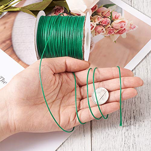 Cordon polyester ciré coréen 1mm de qualité supérieure pour collier