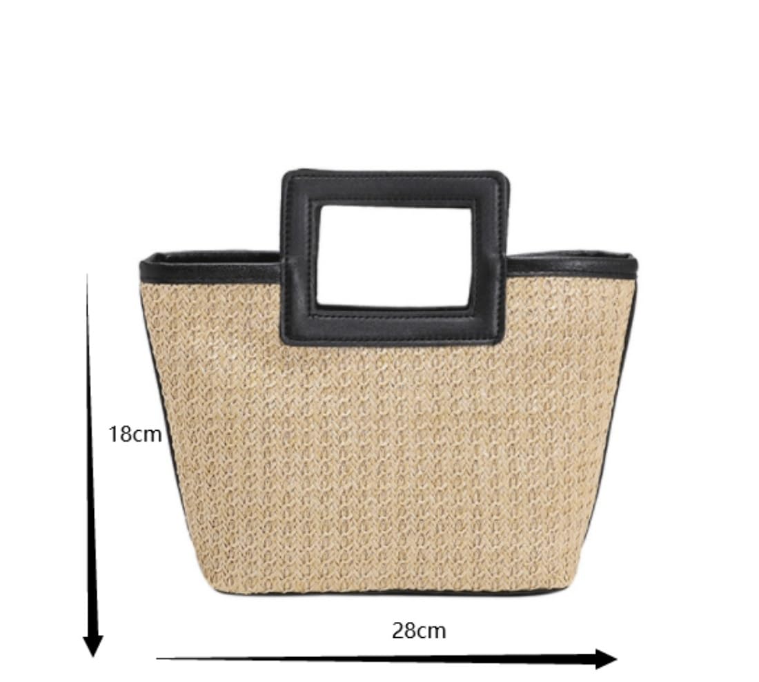 Borse da Spiaggia Borse di Paglia Estive Borsa A Tracolla Estiva Intrecciata A Mano da Donna Borsa Paglia Borse Estive