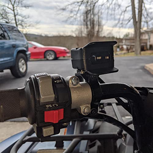 Tuolauthon 12V Winch Rocker Thumb Switch For Atv Utv With Mounting Bracket Handlebar Control Line Kit #TOP4