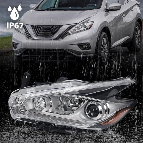 Huray Left Halogen Headlight Assembly Fit for Nissan Murano 2015 2016 LH by Huray - Used condition - Image 6