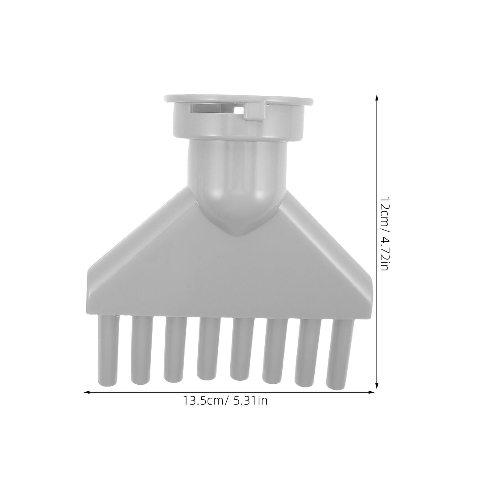 Homoyoyo 4pcs Embouts Concentrateurs Abs Noirs pour Sèche-cheveux, Légers et Polyvalents, Toilettage des Animaux Coiffage en Salon