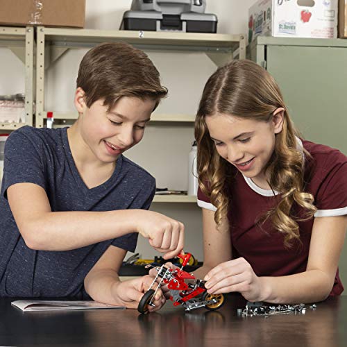 51XlXVlPmQL MECCANO - VOITURE ET MOTO 5 MODÈLES - Coffret Inventions Avec 132 Pièces Et 2 Outils - Jeu de Construction - 5 Modèles Différents de Véhicules à Construire - 6053371 - Jouet Enfant 10 Ans et +