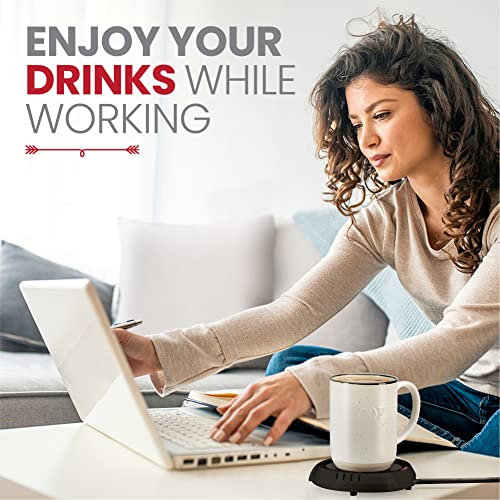 Candle Warmer Plate for Home and Office - Releases Scents Safely Without a Flame