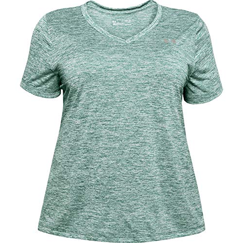 Image of Under Armour Plus Size Tech Solid Short Sleeve V-Neck