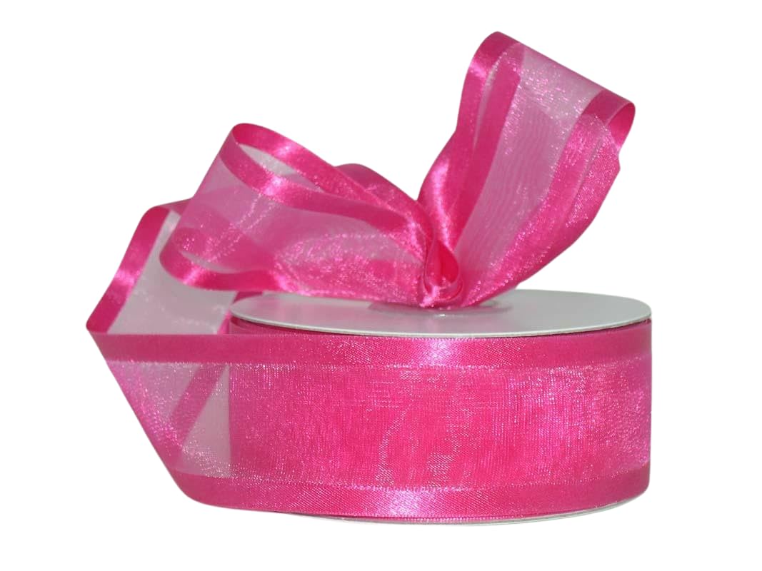 Amazon.com: Ribbon Bazaar Satin Edge Sheer Organza 5/8