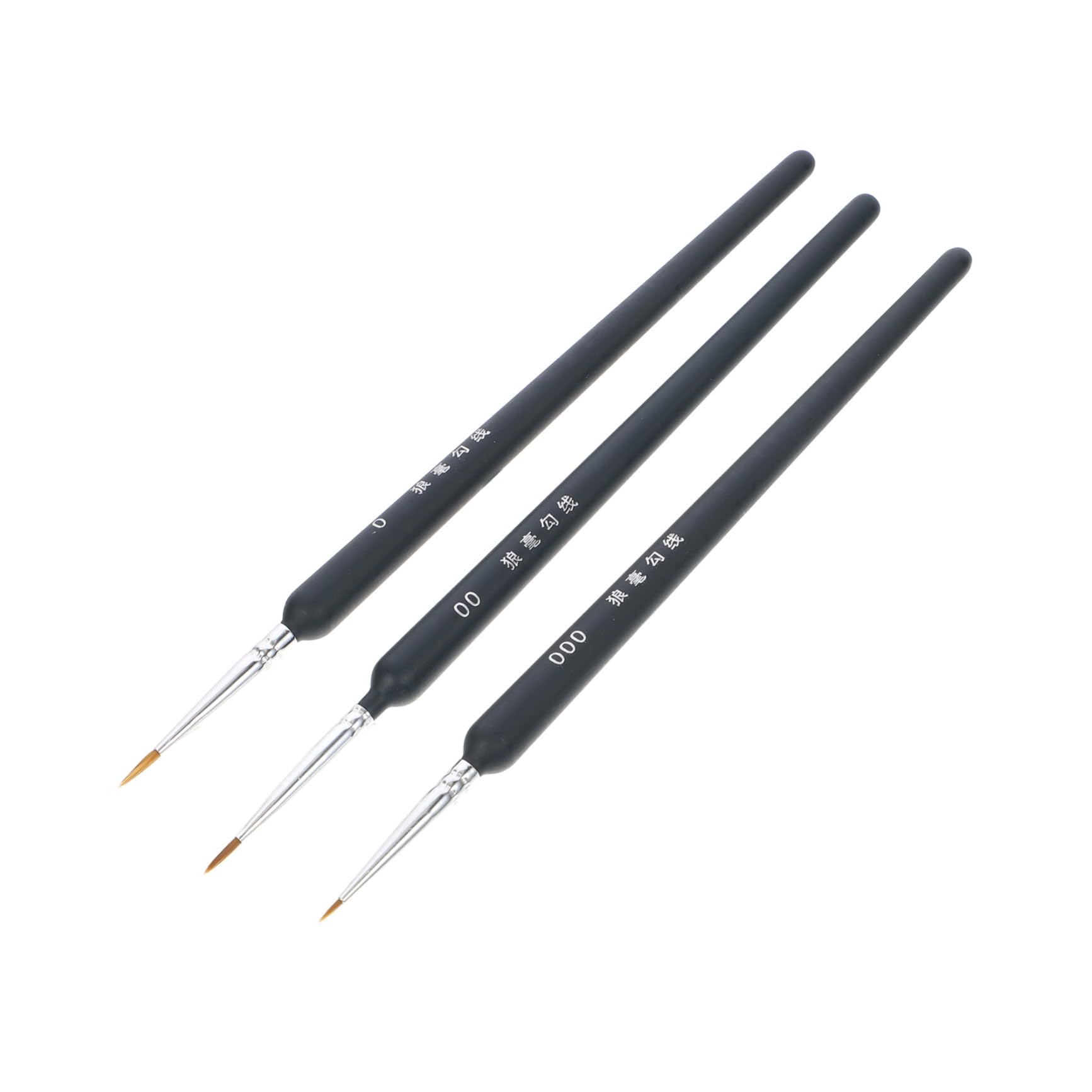 SEWACC Acuarela Pinceles 45 Piezas Pelo De Decoración del Cabello Pinceles De Pintura Gouache De Detalle Equipo para Uñas Gel para Uñas Revestimientos Pintura De Miniaturas De Madera