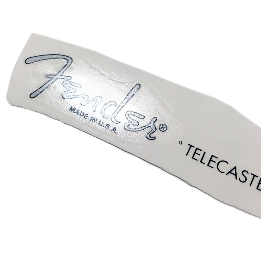 Amazon.co.jp: Fender Telecaster アメスタ シルバーロゴ 水貼り