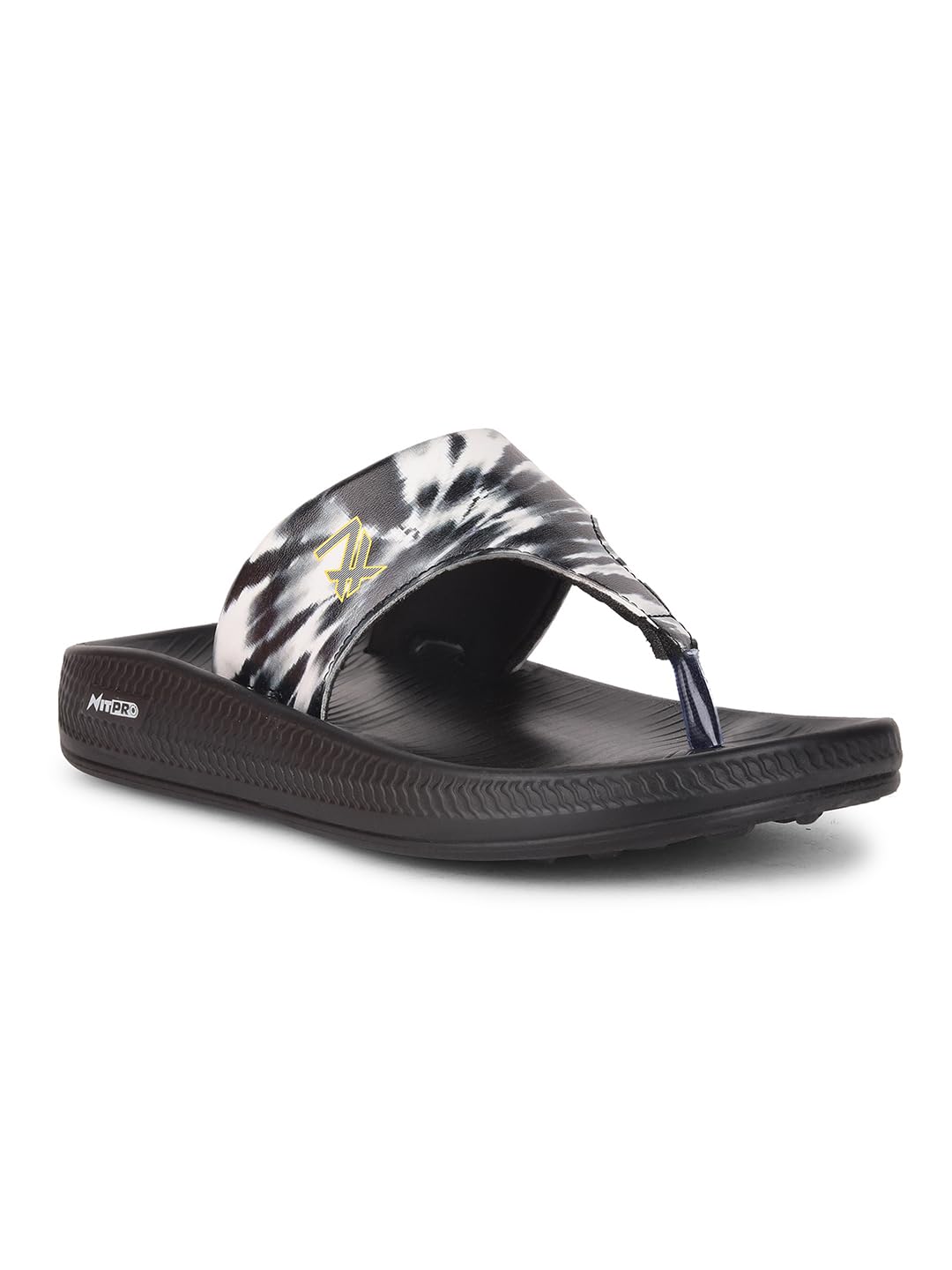 Leap7x NITWALK-L8 Casual Slippers for Women - Purple & Black | Slip-on Flats/Slippers Footwear | Comfortable & Lightweight | Outdoor Chappal, Monsoon, Rainy Season Footwear for Ladies-image-11