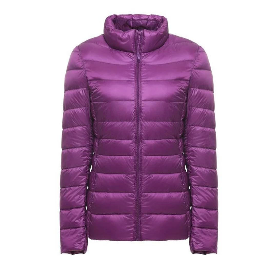 Yeuyyben Piumino da donna ultra leggero piumino d'anatra piumino giacca piuma più cappotti da donna