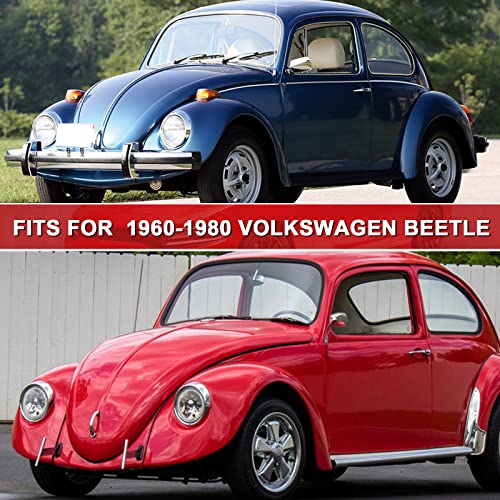 Image of Waterproof Car Cover Replace for 1960-1980 Volkswagen Beetle, 6 Layers All Weather Car Covers with Door Zipper & Windproof Bands for Snow Rain Dust Hail Protection