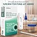 Exploro Sperm Check Fertility Test for Family Planning, Sperm Test for Men to take Male Fertility Test, Fertility Test for Men for Sperm Check, Sperm Test Kit to Test 15 Million Sperm/ml [3 Pack]