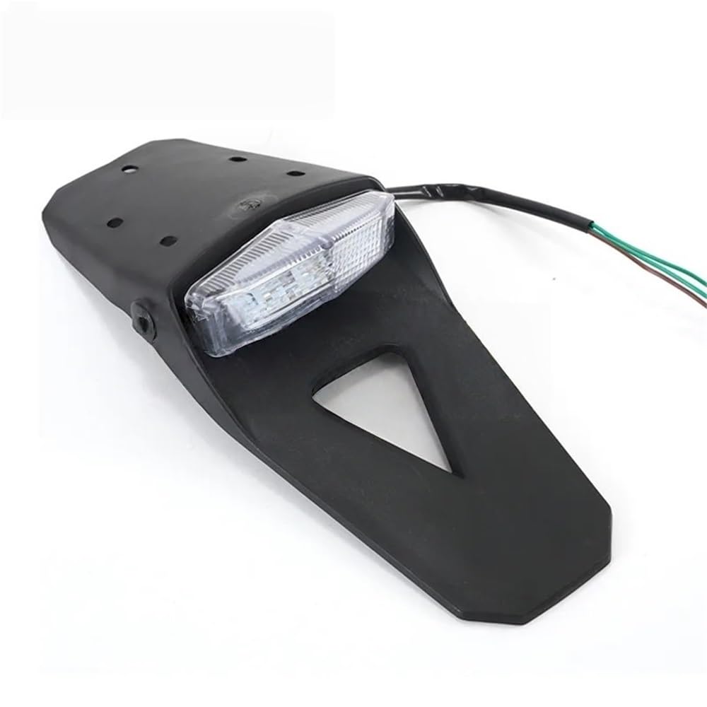 Luz trasera universal para motocicleta resistente a vibraciones con freno para cross 7