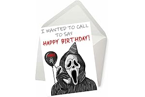 Scream Birthday Card: A Terrifyingly Delightful Surprise