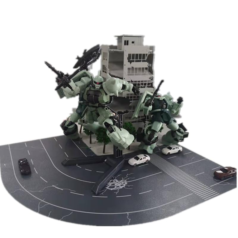 1/144 タイガーⅠ + 廃墟ビル 71e41b24eead8c80f019d2a8eb7c33