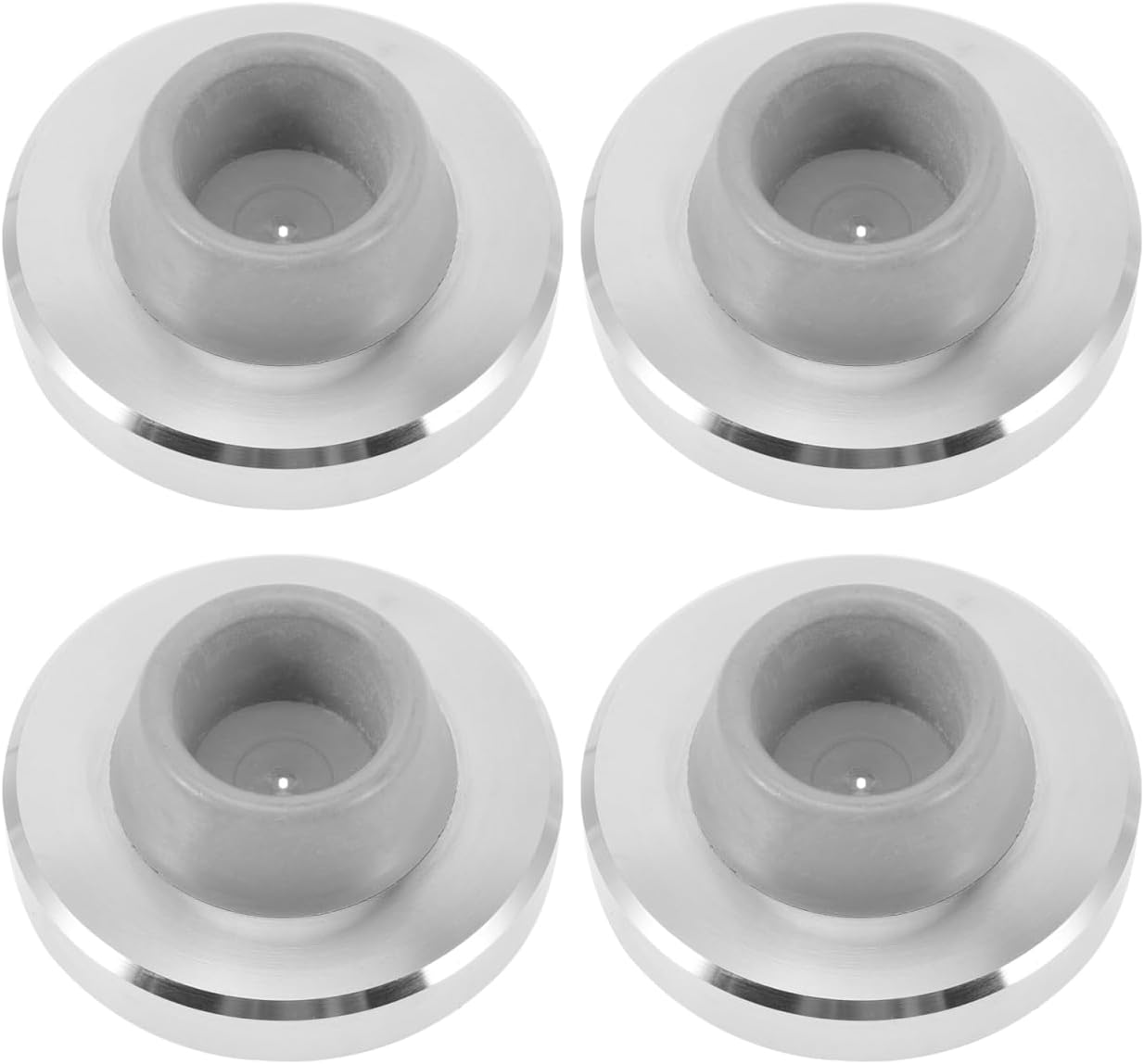 ARTIBETTER Wall Mounted Door Stopper 2.16X2.16X1.96 Inch Stainless Steel Door Bumper for Wall Protection Noise Reduction Home Office Dormitory 8 Pack