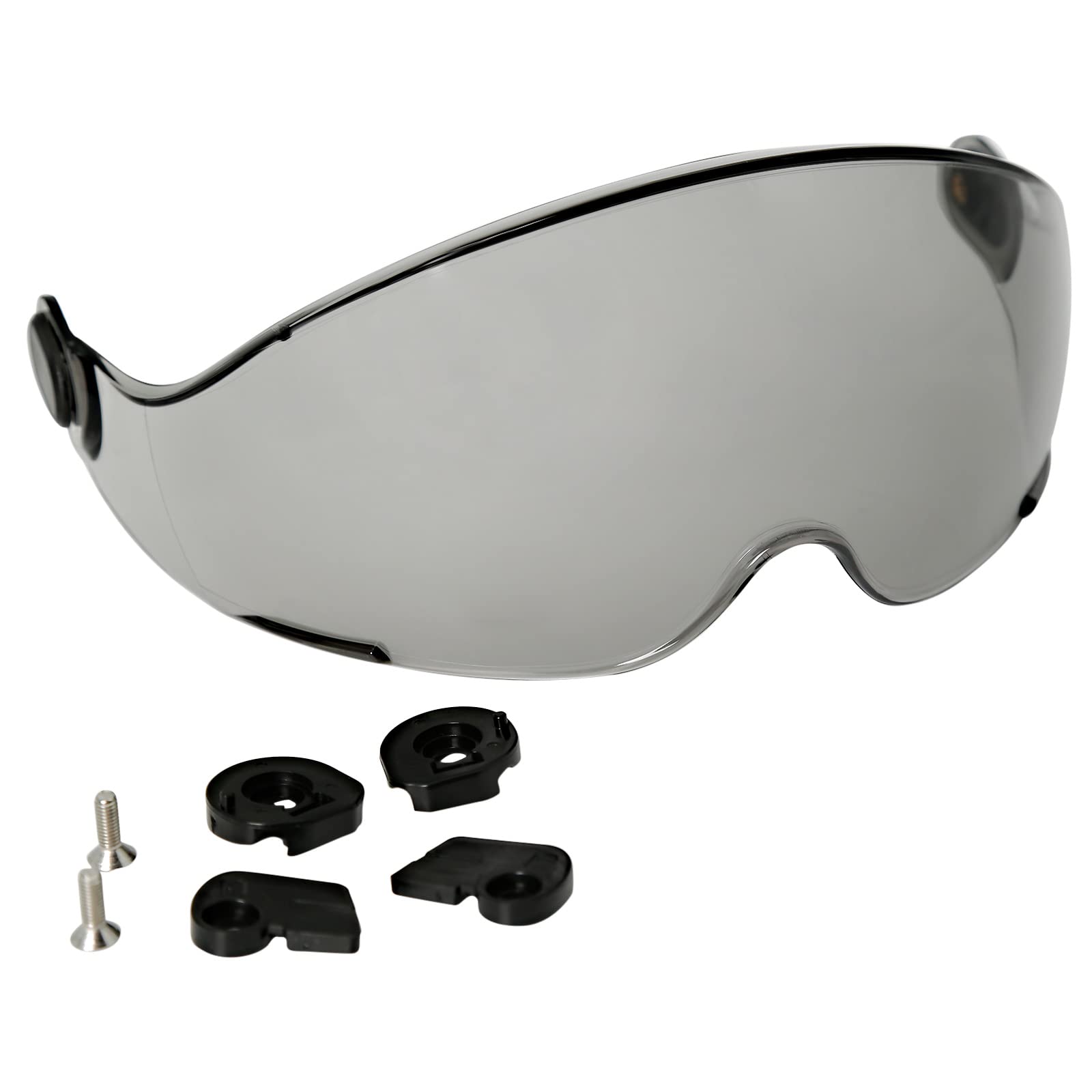 AolamegsConstruction Hard Hat with Visor - White Vented Hard Hats Construction OSHA Approved, ANSI Z89.1 ABS Safety Helmet,Adult Hardhats for Men Women,6 Point Suspension Hard Hat with Chin Strap