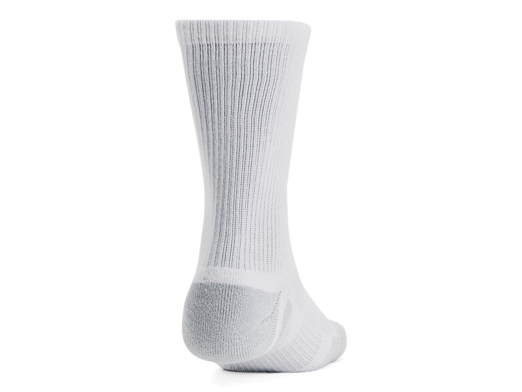 Under Armour Unisex Performance Tech Crew Socks 3-Pack - Sweat-Wicking Accessories MD