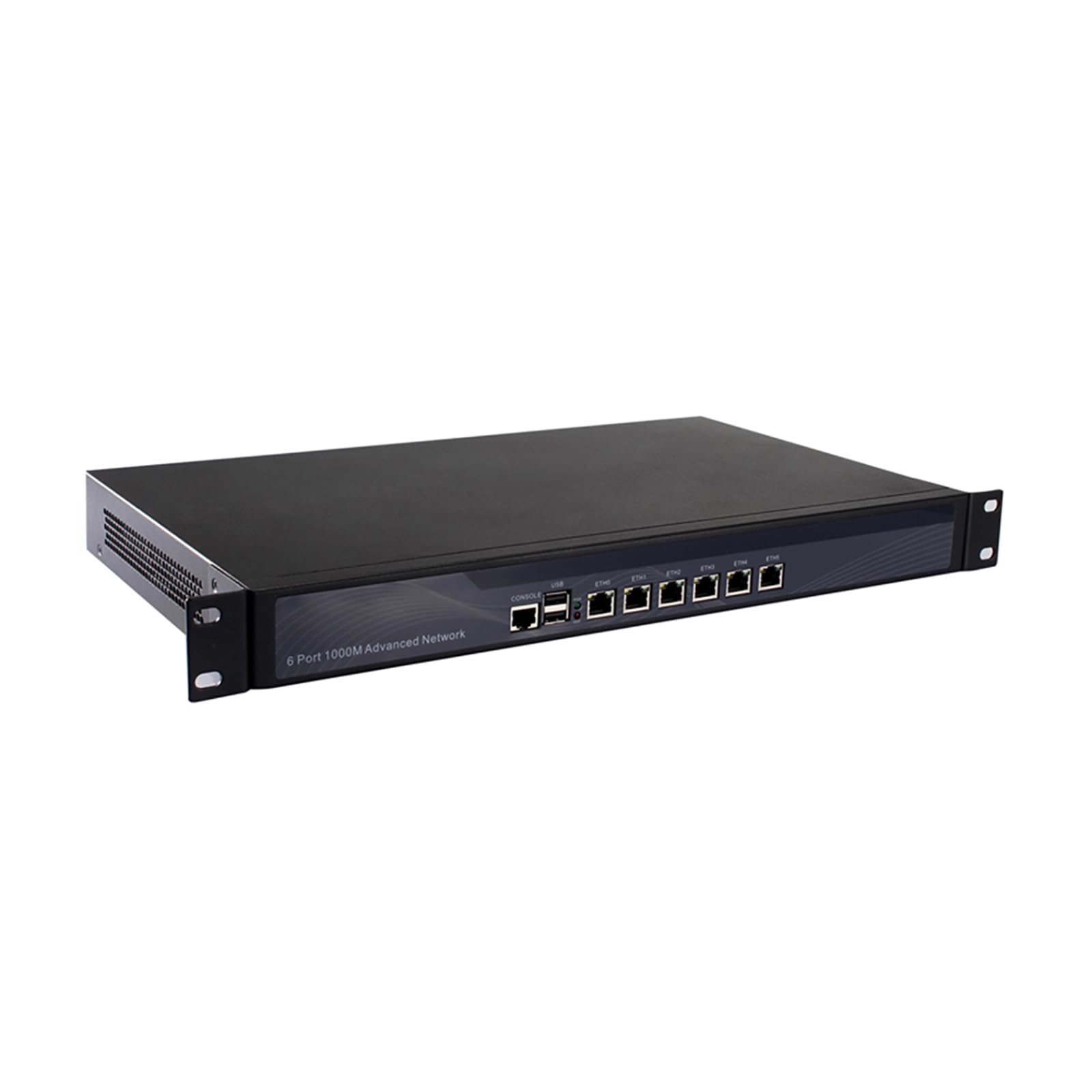 1U Firewall Hardware Appliance with Redundancy Power Supply, Mikrotik, PFSense, OPNsense, VPN, Router PC, I7 4700MQ, RS11, 6 x 2.5GbE, SIM Slot, Dual Power, 16G RAM, 512G SSD