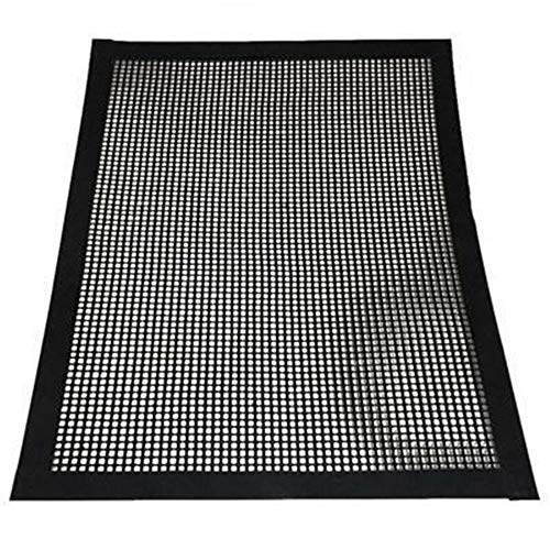 RUONAI BBQ Grill Cover Mesh Teflon Non-Stick Heat Resistance Improve Thermal Conductivity Mats Use On Electric Barbecue Accessories bbq mat