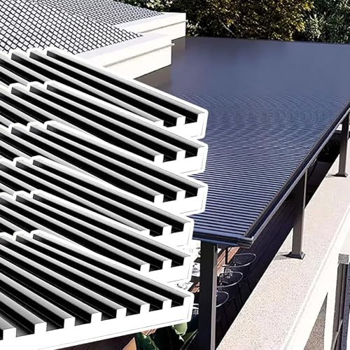Toiture isolée et anti-UV avec mousse intérieure pour plaques de couverture de pergola