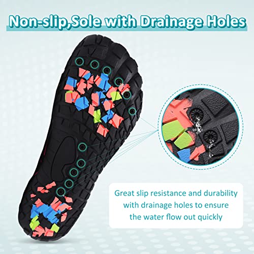 Image of ziitop Water Shoes for Men Women Beach Barefoot Swim Rock Climbing Pool Shoes Socks, Anti-Slip Breathable Quick Dry Lightweight Slip-on, Outdoor Sport Hiking Walking Boating Fishing Diving Surfing