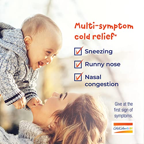 Boiron ColdCalm Baby 40 Count (Pack of 2) Single-Use Drops for Relief from Cold Symptoms of Sneezing, Runny Nose, and Nasal Congestion - Sterile and Non-Drowsy Liquid Cold Calm Doses - Image 4