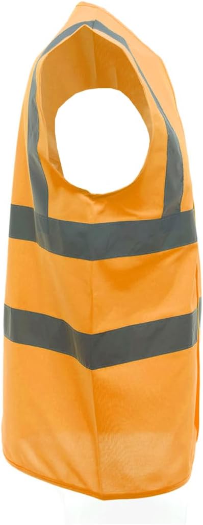 Yoko Unisex Premium Hi-Vis Waistcoat Vest/Jacket (M) (Hi-Vis Yellow)