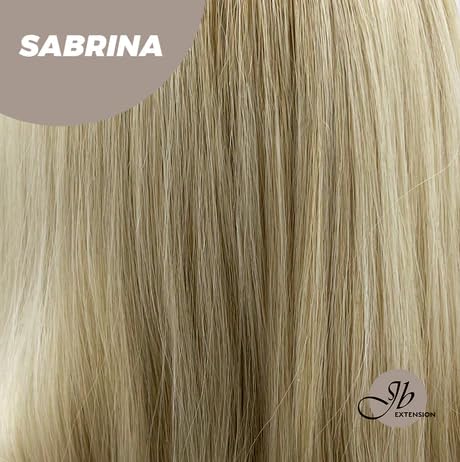 Miniatura 7 de SABRINA - Peluca rubia rizada con flequillo en capas, con raíces oscuras, rubio claro, para usar y llevar, pelucas de cabello largo sin pegamento