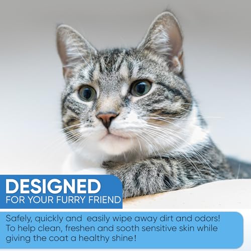 Dog Wipes for Dogs Cats 200 Wipes, All Purpose Cleaning Pet Wipes, Dog Ear Wipes, Quick Easy Grooming for Bums, Body, Paws, Eyes, for A Easy & Speedy Freshen-Up, 2 Travel Pack - Image 5