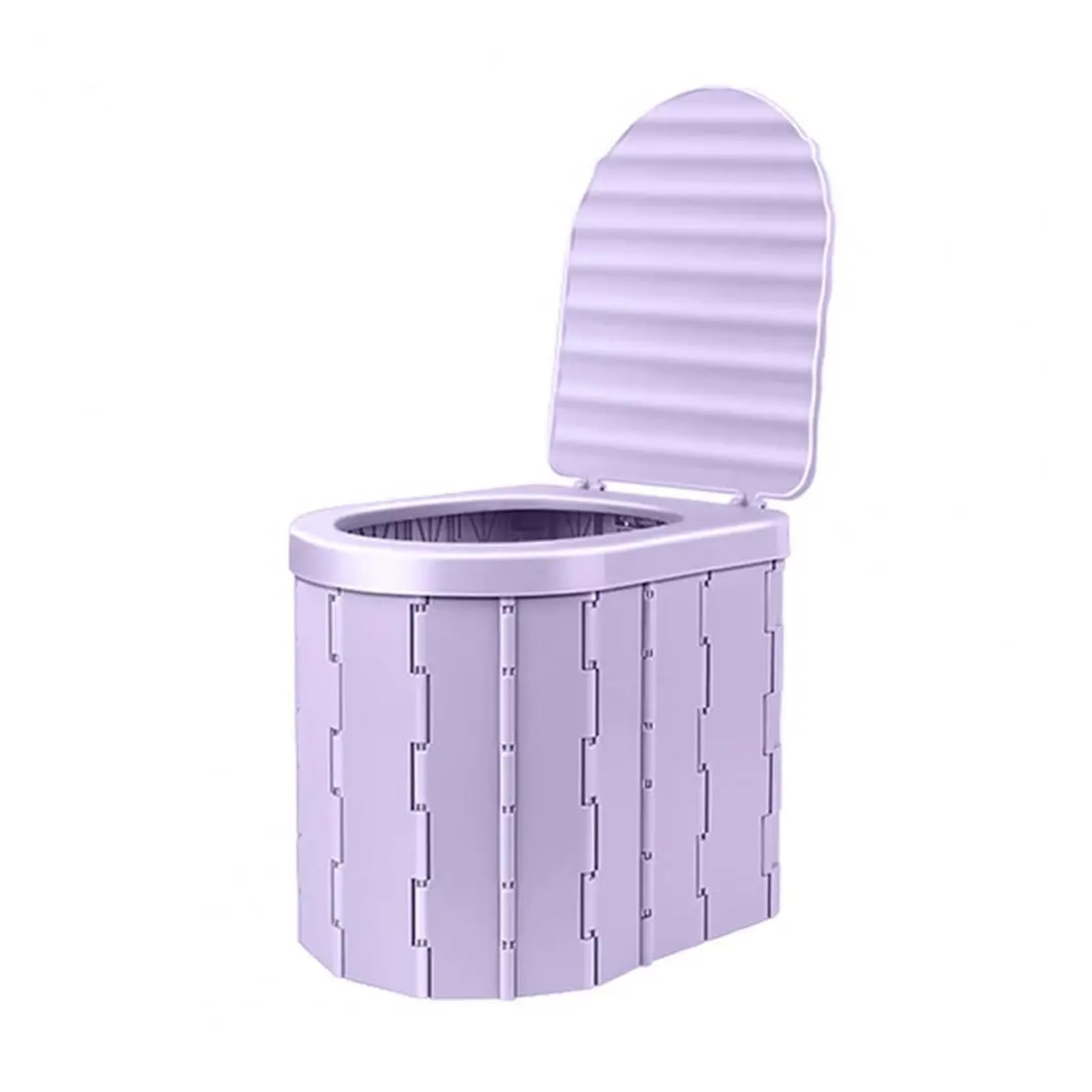 Inodoro Plegable Inodoro Plegable For Acampar con Tapa, De Viaje, Asiento Ancho, Orinal Coche Adultos