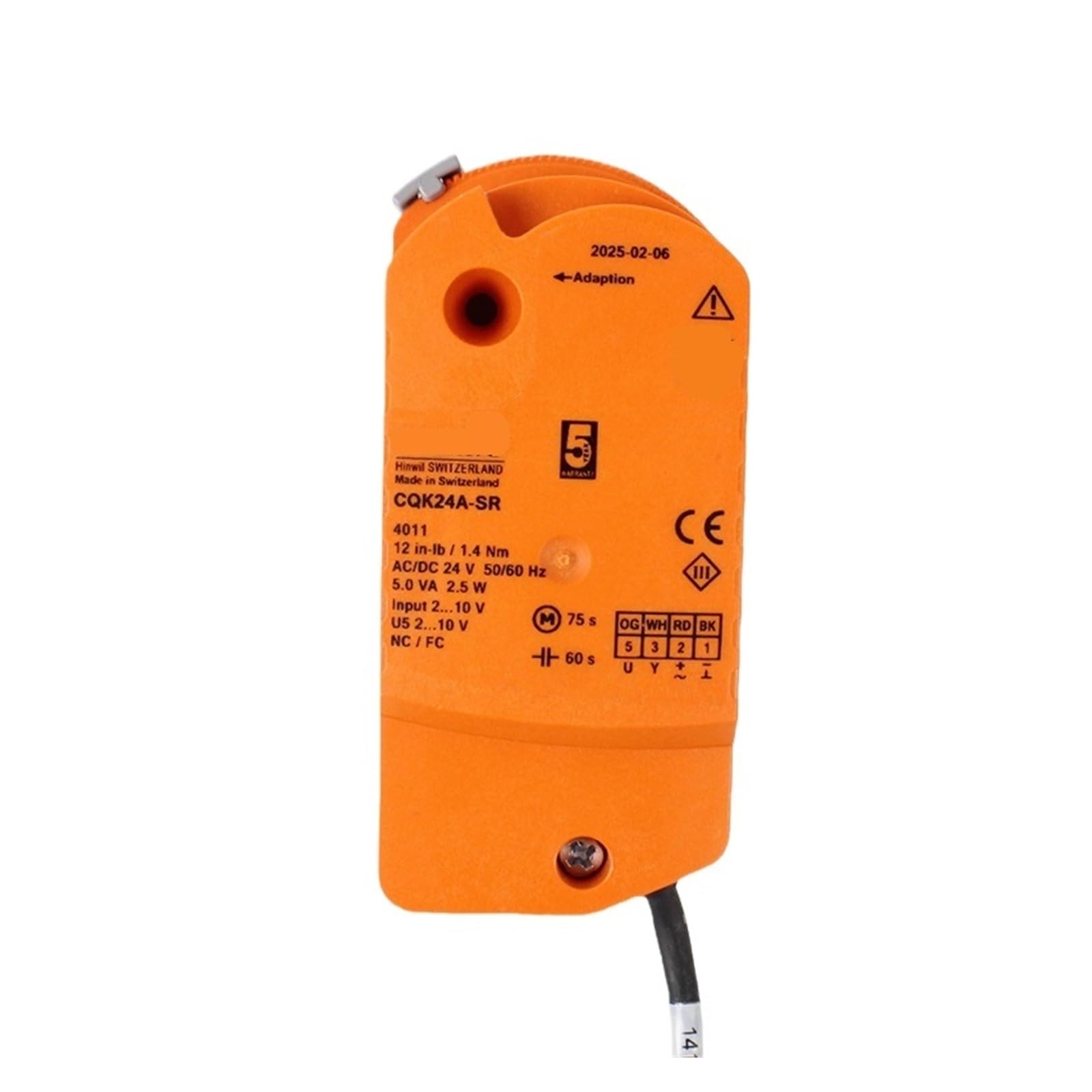 BRODEFUP 2-10V Modulating Rotary Actuator CQK24A-SR 24V 1NM