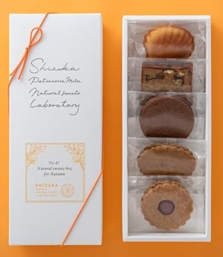 シヅカ洋菓子店 自然菓子研究所 No. 47 Natural sweets box for Autumn 秋限定品 ショッパー付き ハロウィンのサムネイル