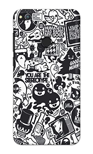 Image of Printed Hard Back Cover Case for Honor 8 Lite Back Cover (Mixed Cartoon) -1302
