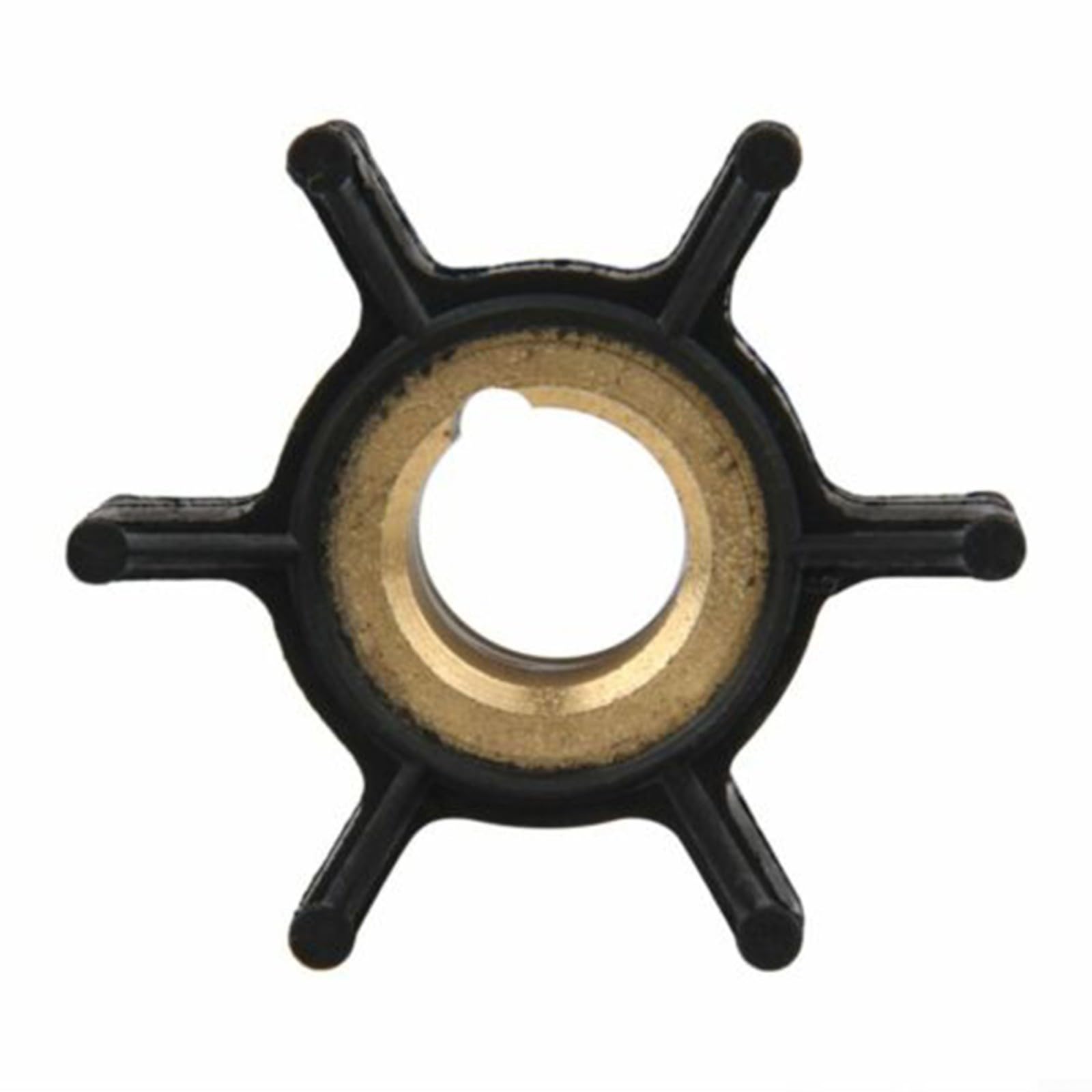 Glewi Water Impeller 389576 for Johnson for Evinrude Outboard 4HP 5HP 6HP 8HP 2-Stroke 4-Stroke Black Rubber Replacement Part