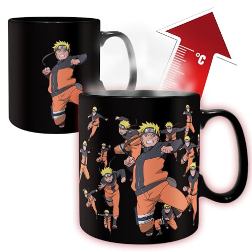 NARUTO SHIPPUDEN - Mug HeatChange - 460 ml - Multicloning-cardboard