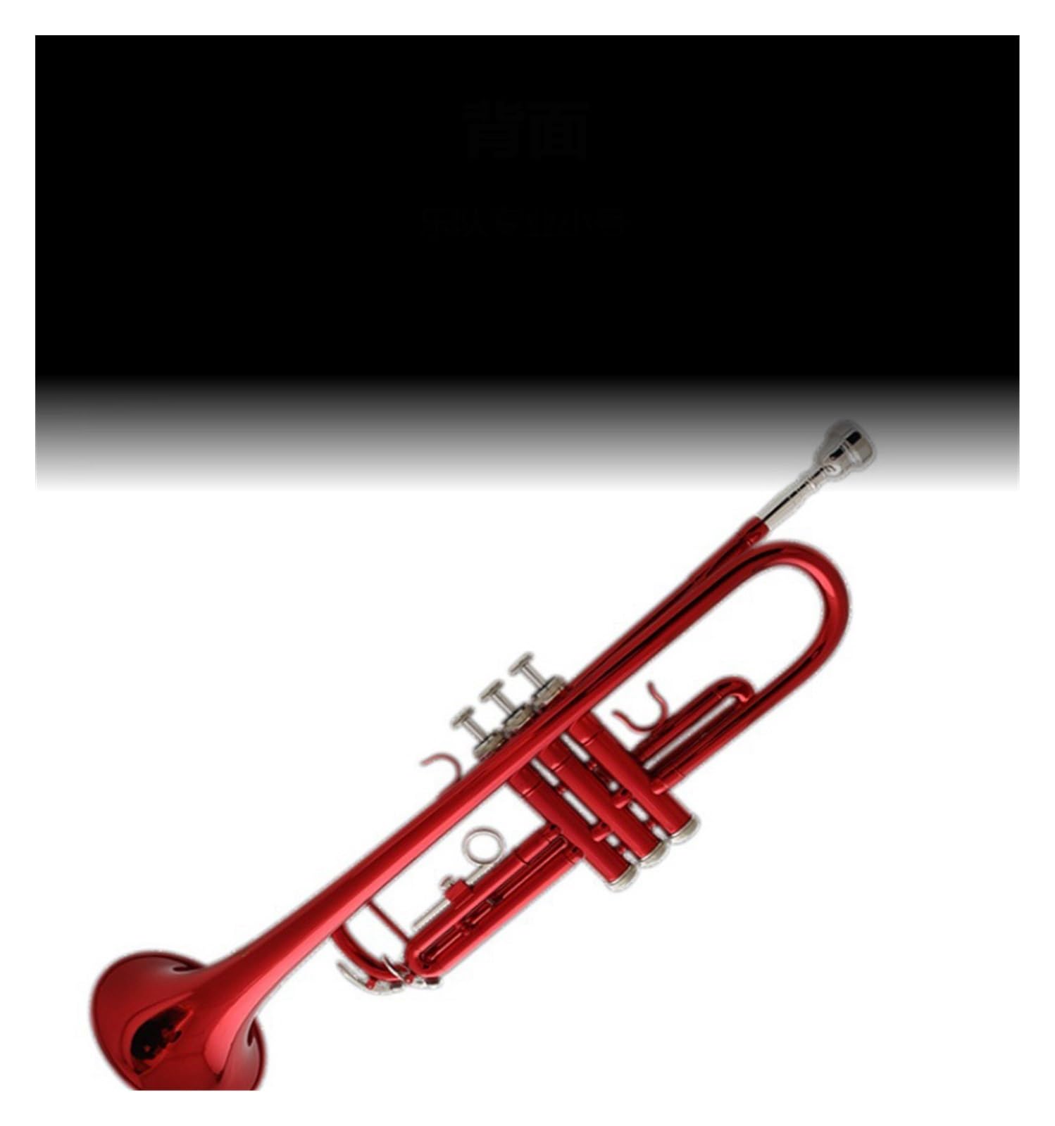 trąbka instrument Instrument z czerwoną trąbką B-dur orkiestry dętej profesjonalny egzamin dla początkujących
