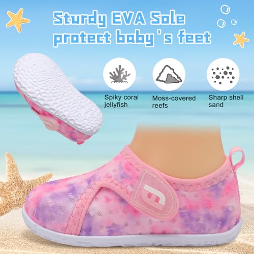 Image of JOINFREE Baby Toddler Water Shoes Boys Girls Sandals Barefoot Kids Breathable Sneakers Shoes for Walking Running