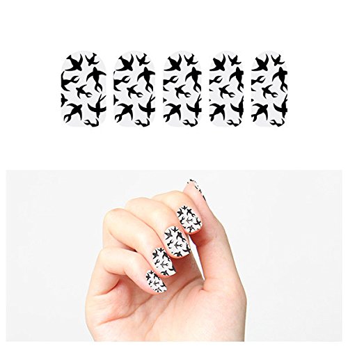 Tattify Animal Nail Wraps - Bird Brained (Set of 22)